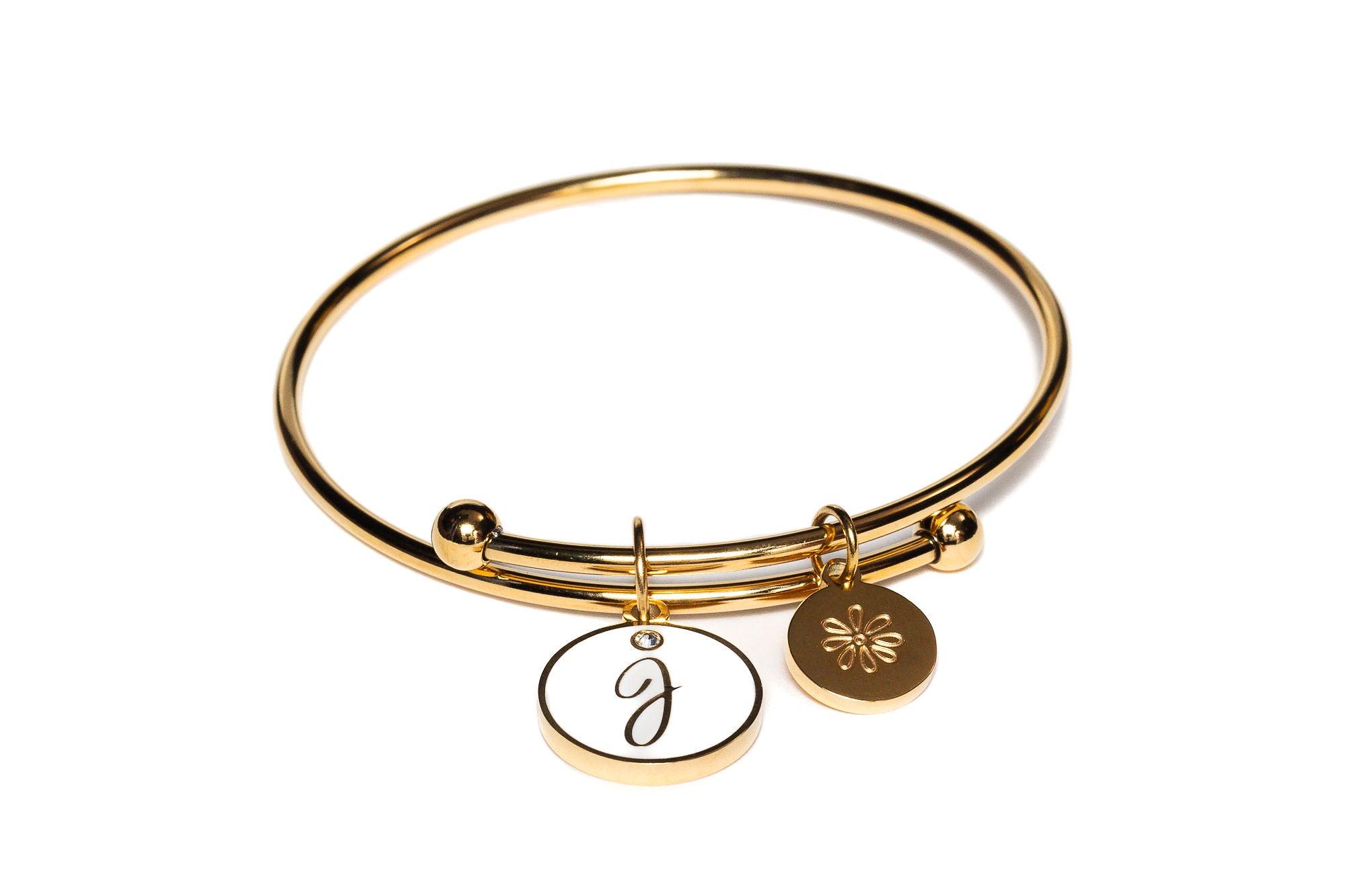 Initial J Bracelet